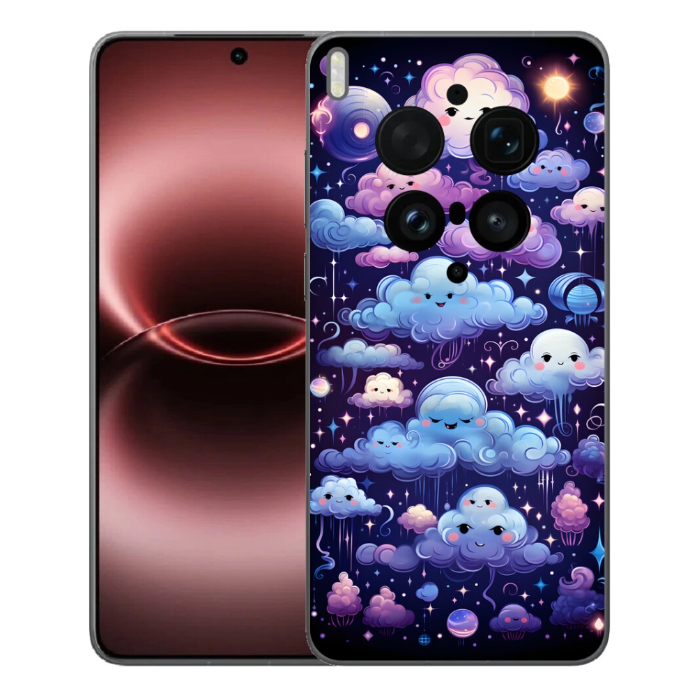 mmCase gélhuzat a Vivo X300 Ultra-hoz – felhők