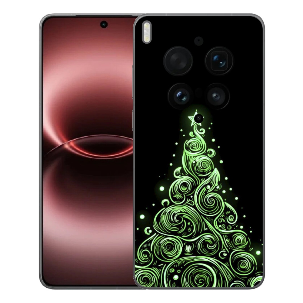 mmCase gél tok a Vivo X300 Ultra-hoz – neon karácsonyfa 3