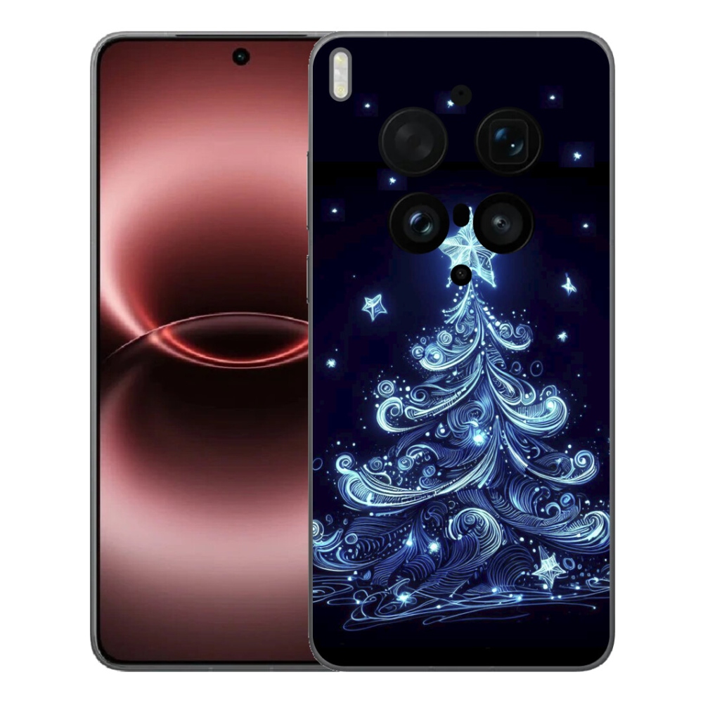 mmCase gél tok a Vivo X300 Ultra-hoz – neon karácsonyfa 4