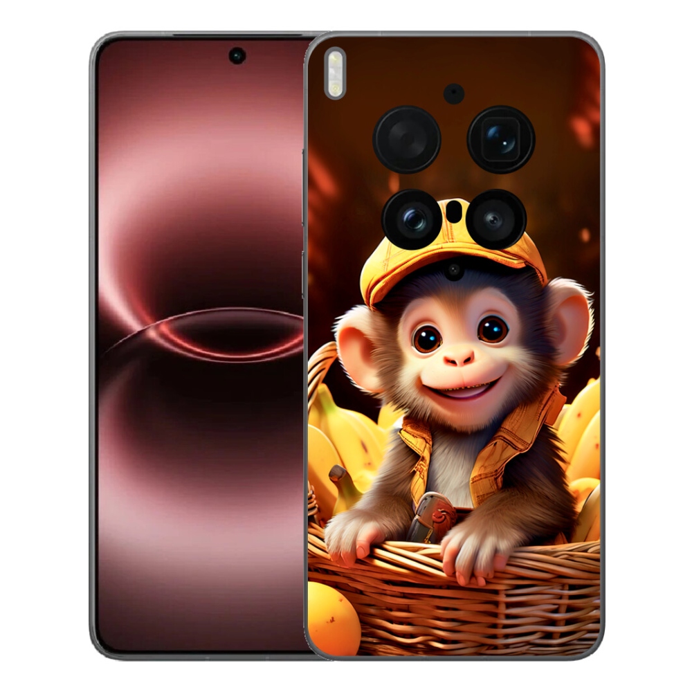 mmCase gél tok a Vivo X300 Ultra-hoz – majom a kosárban