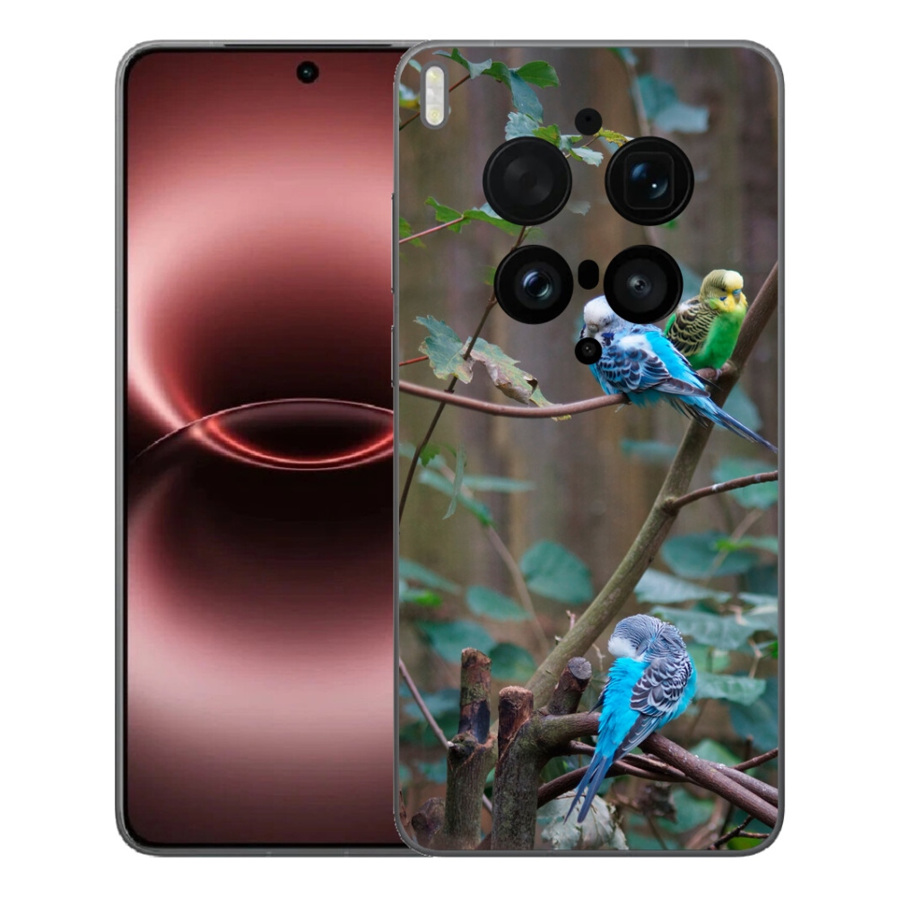mmCase gél tok a Vivo X300 Ultra-hoz – papagájok egy ágon