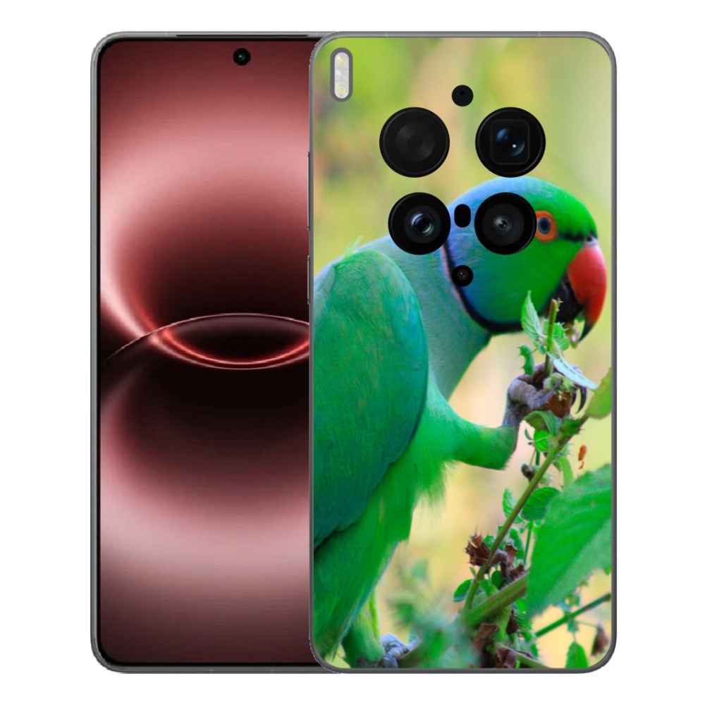 mmCase gélhuzat a Vivo X300 Ultra-hoz – alexandri papagáj