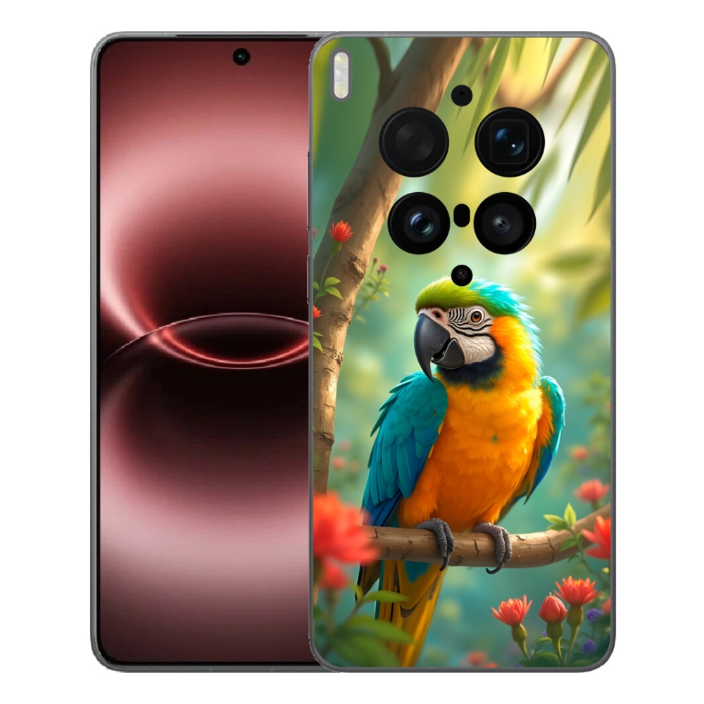 mmCase géltok a Vivo X300 Ultra-hoz – kék-sárga ara papagáj