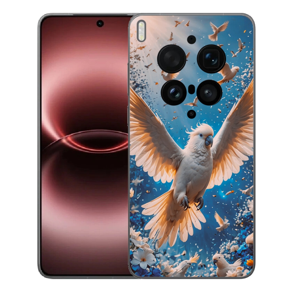 mmCase gélhuzat a Vivo X300 Ultra-hoz – kakadu papagáj