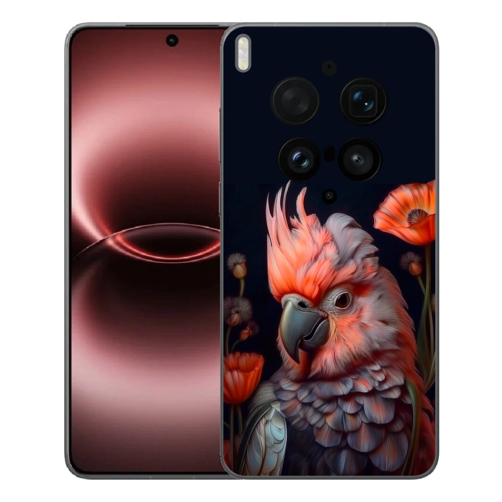 mmCase gél tok a Vivo X300 Ultra-hoz – színes kakadu papagáj