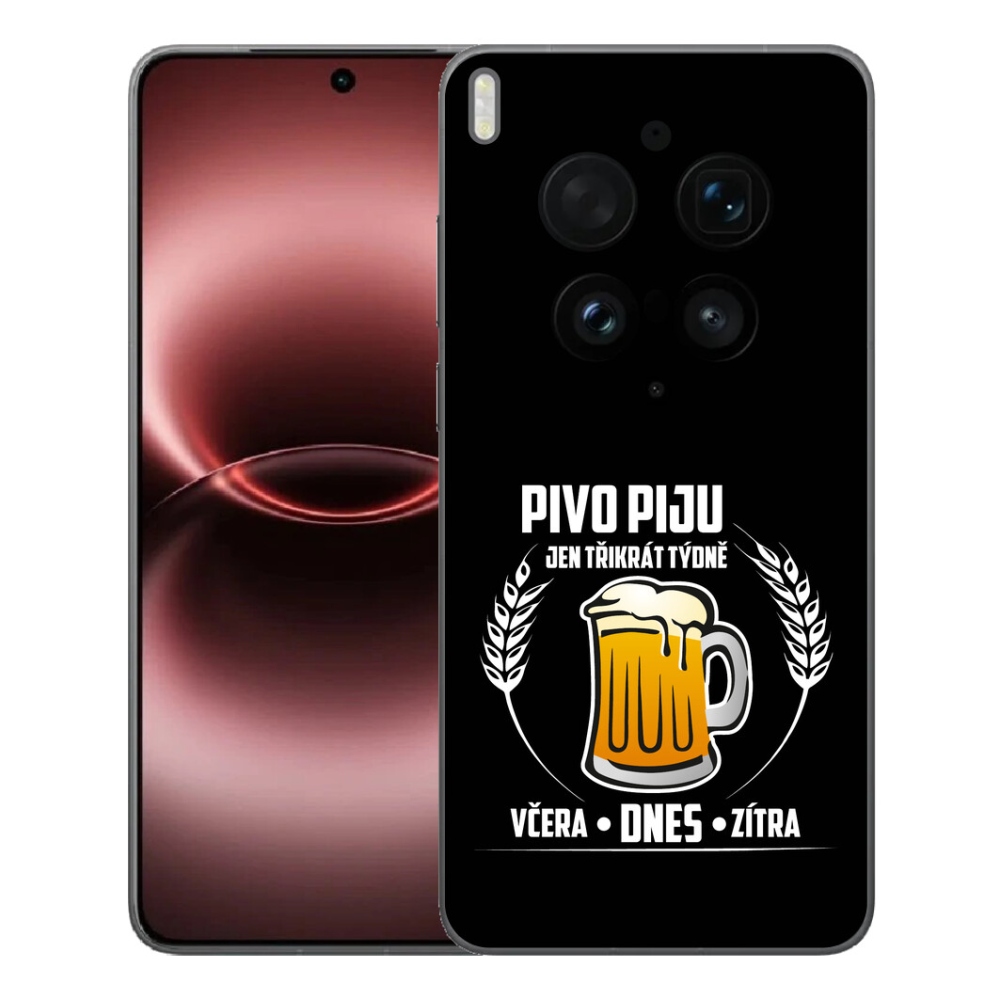 mmCase géltok a Vivo X300 Ultra-hoz – sörös motívum, fekete háttér