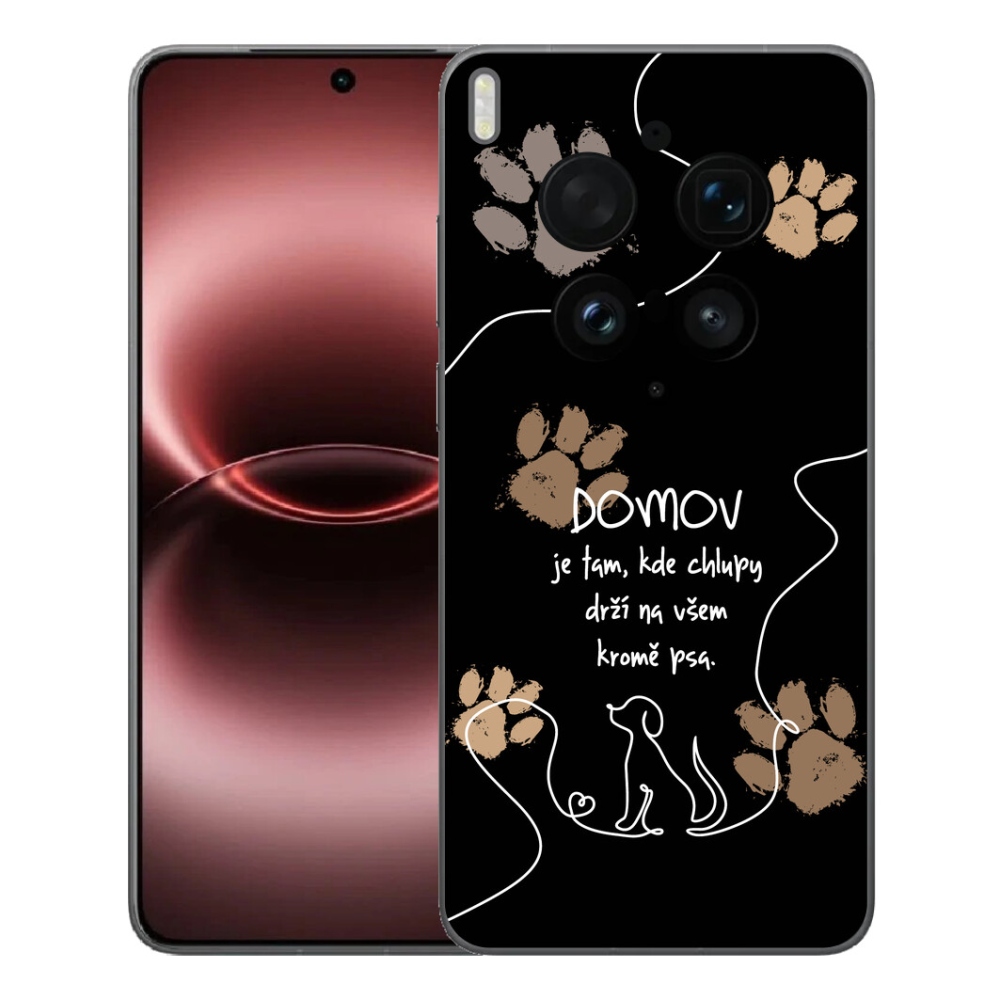mmCase géltok a Vivo X300 Ultra-hoz – kutyás motívum, fekete háttér