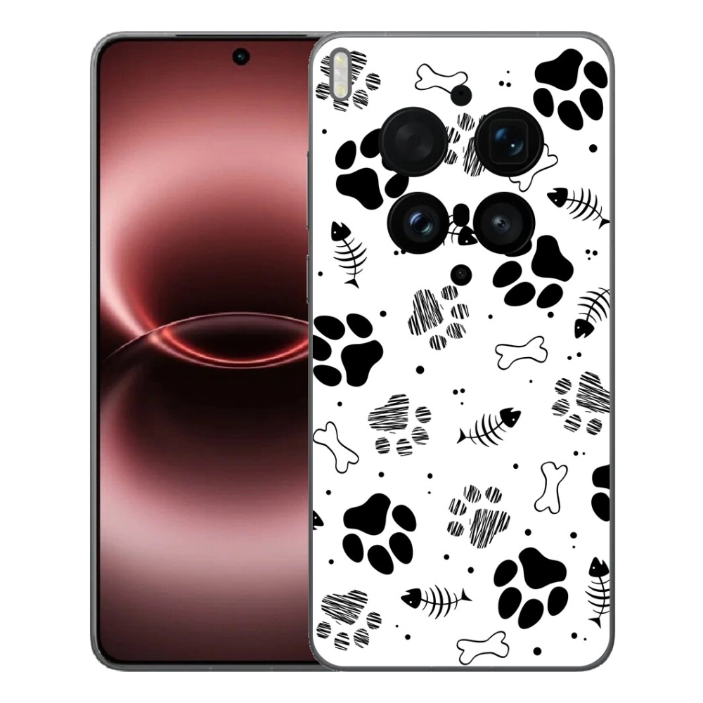 mmCase gél tok a Vivo X300 Ultra-hoz – kutyus mancsok 1