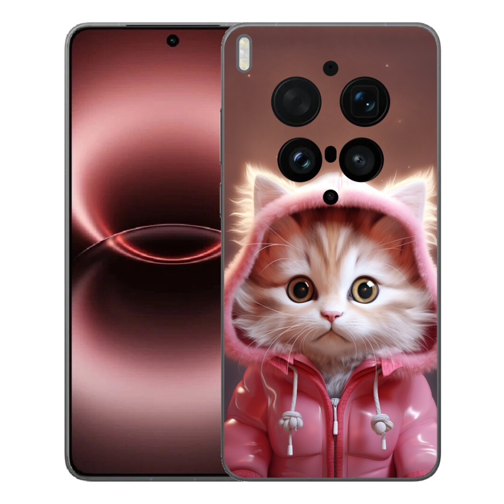 mmCase gél tok a Vivo X300 Ultra-hoz – aranyos cica 3