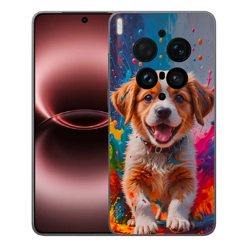 mmCase gél tok a Vivo X300 Ultra-hoz – aranyos kiskutya 3