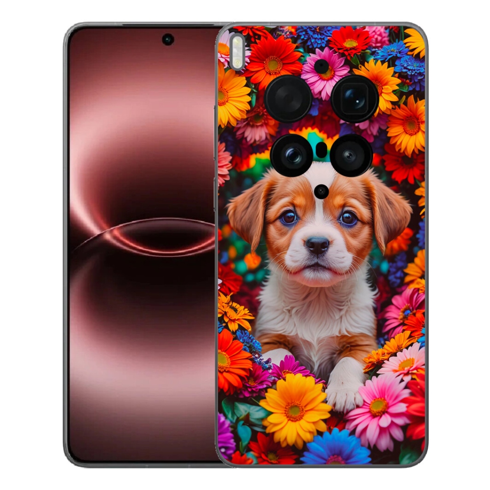 mmCase gél tok a Vivo X300 Ultra-hoz – aranyos kiskutya