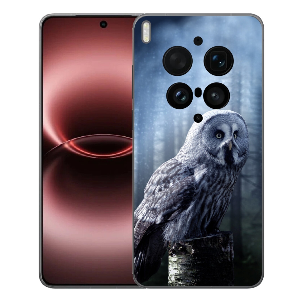mmCase gélhuzat a Vivo X300 Ultra-hoz – bagoly