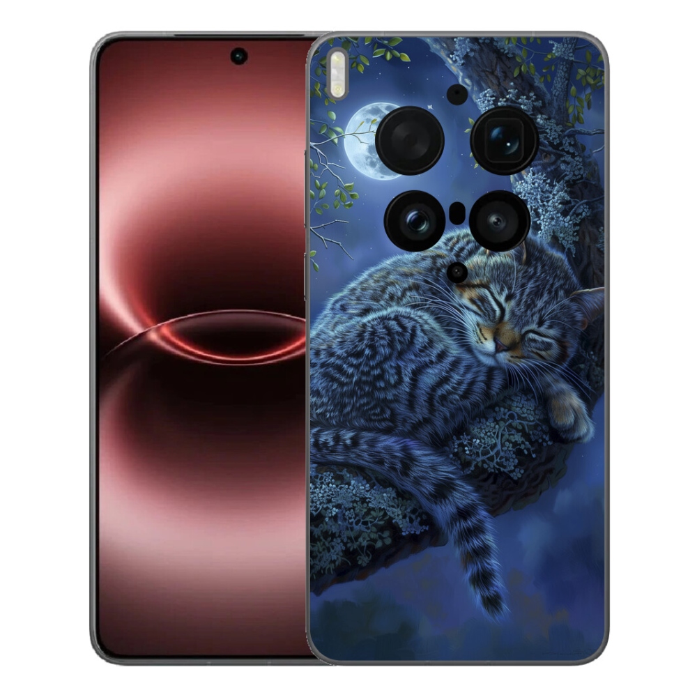 mmCase géltok a Vivo X300 Ultra-hoz – alvó macska