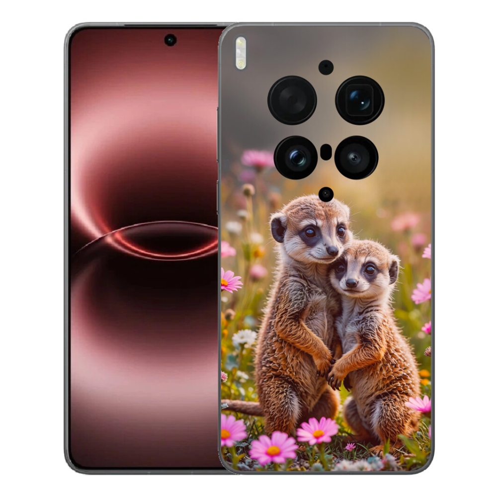 mmCase gélhuzat a Vivo X300 Ultra-hoz – szurikáta-duó