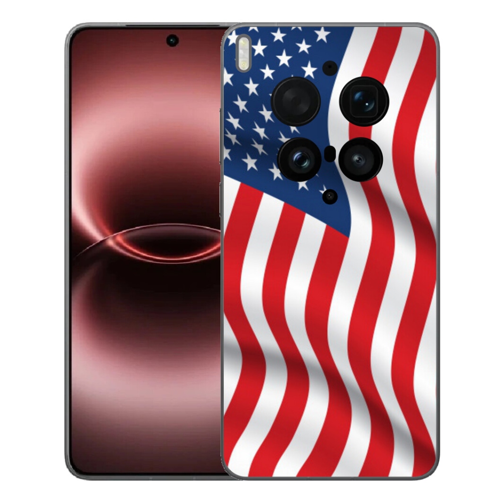 mmCase gélhuzat a Vivo X300 Ultra-hoz – amerikai zászló