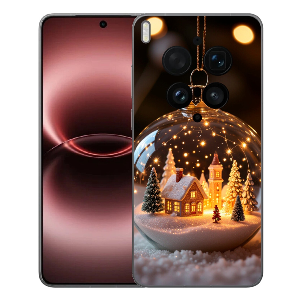 mmCase gél tok a Vivo X300 Ultra-hoz – karácsonyi gömb 3