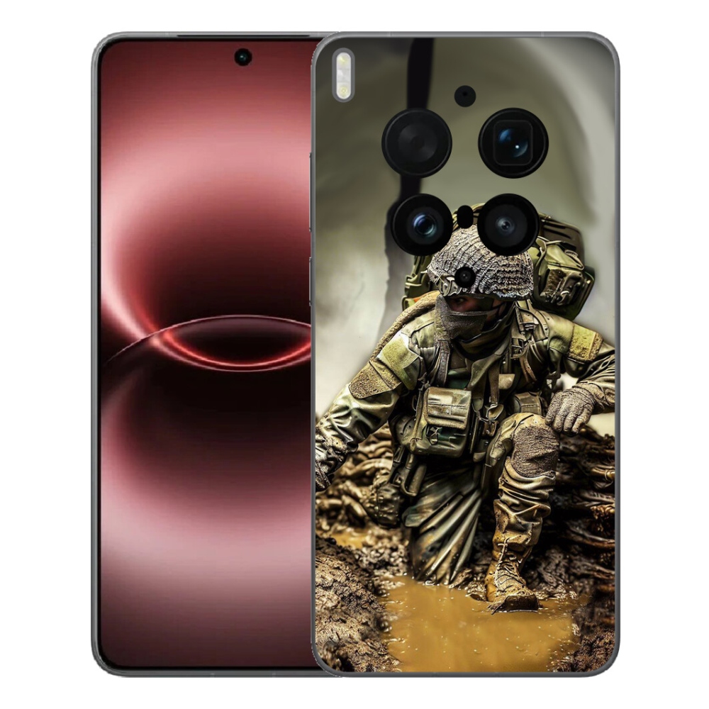 mmCase gélhuzat a Vivo X300 Ultra-hoz – katona