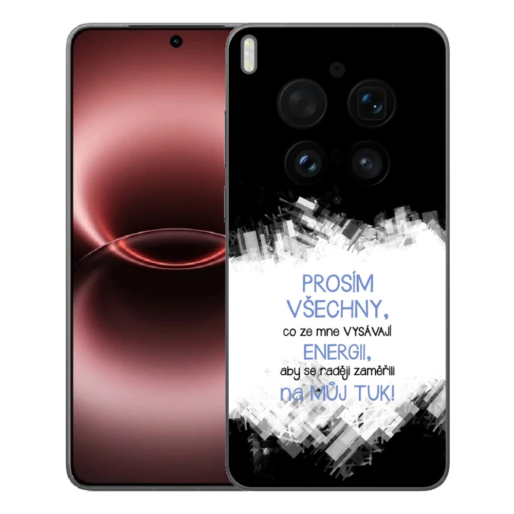 mmCase géltok a Vivo X300 Ultra-hoz – vicces felirat, 1 db, kék
