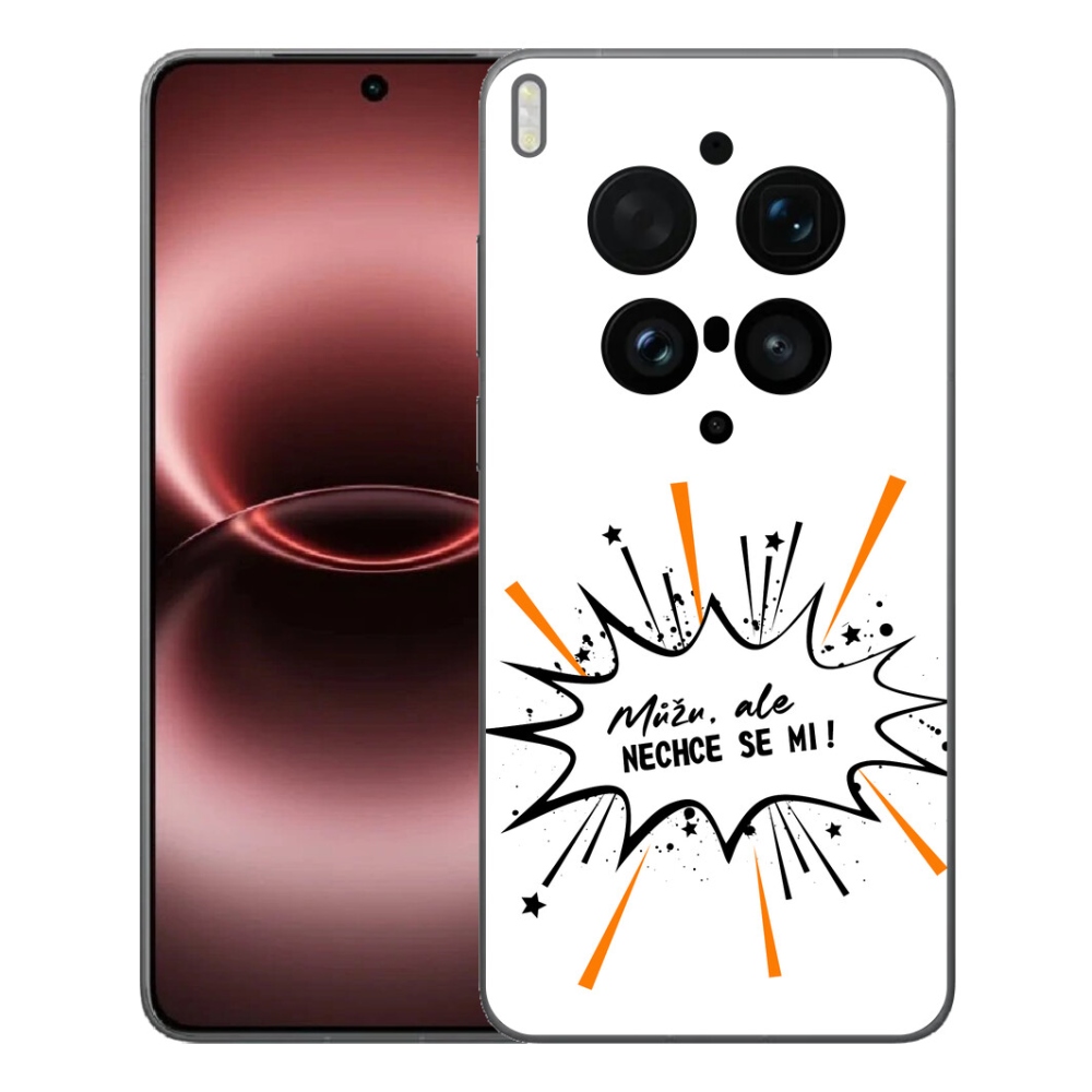 mmCase géltok a Vivo X300 Ultra-hoz – vicces felirat, 11, fehér háttér