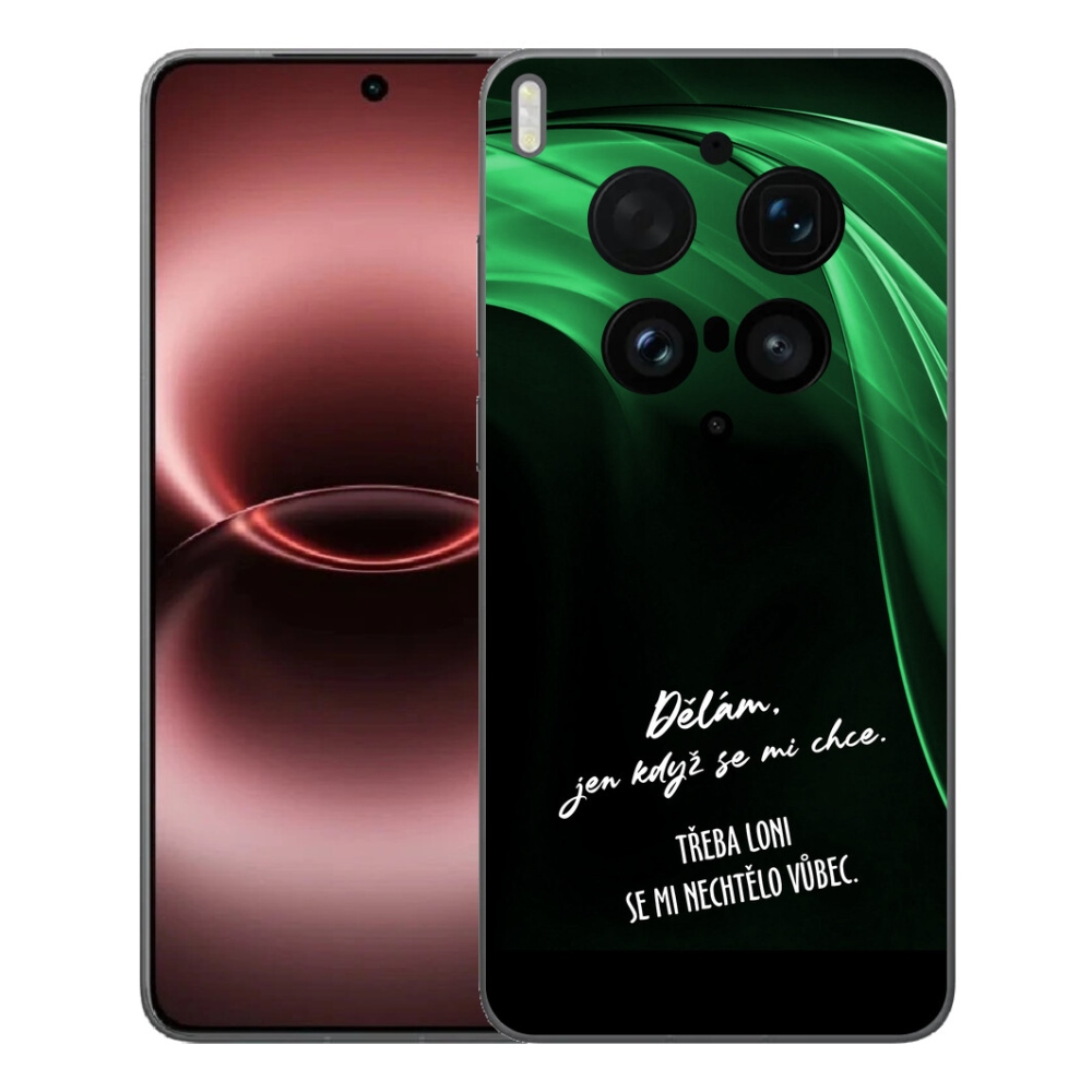 mmCase géltok a Vivo X300 Ultra-hoz – vicces felirat, 12 fekete háttér