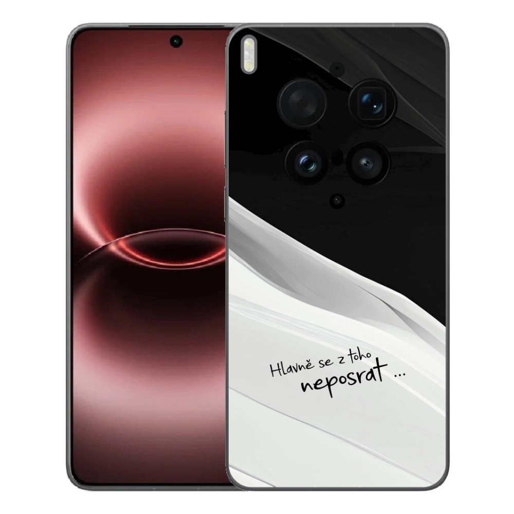 mmCase géltok a Vivo X300 Ultra-hoz – vicces felirat, 13 fekete-fehér háttér