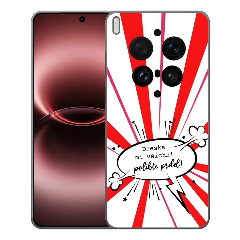 mmCase géltok a Vivo X300 Ultra-hoz – vicces felirat, 15, fehér háttér