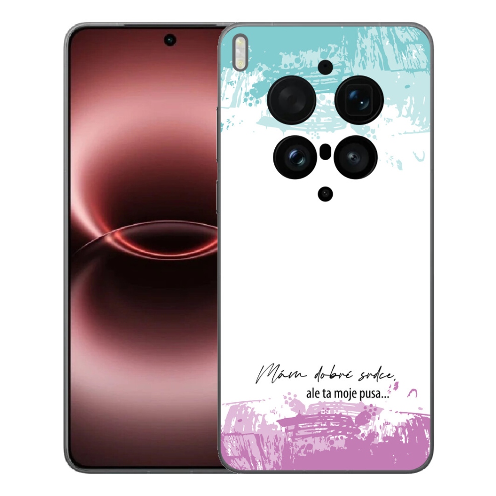 mmCase gél tok a Vivo X300 Ultra-hoz – vicces felirat, 3 fehér háttér