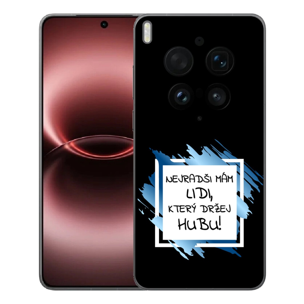 mmCase géltok a Vivo X300 Ultra-hoz – vicces szöveg, 7 fekete-fehér háttér
