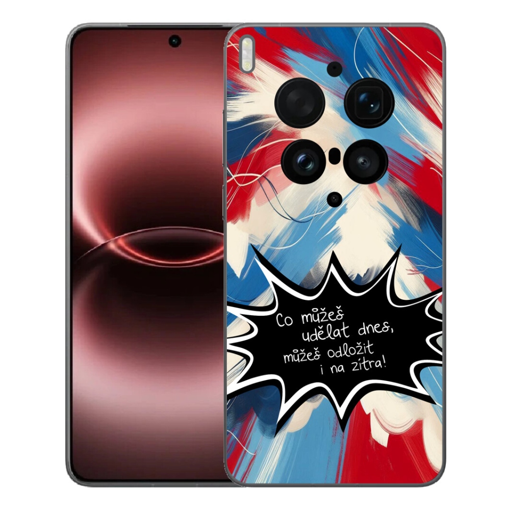 mmCase gél tok a Vivo X300 Ultra-hoz – vicces felirat, 9, fekete háttér