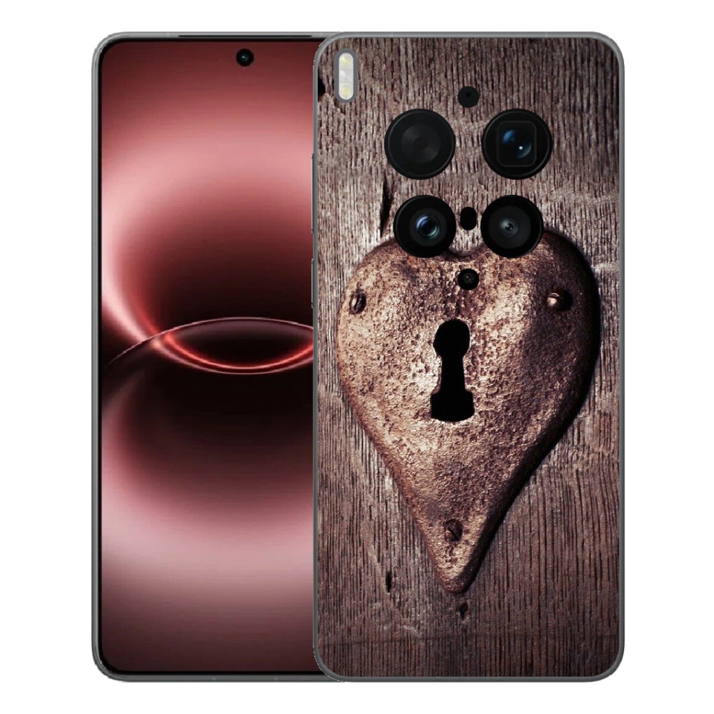 mmCase gél tok a Vivo X300 Ultra-hoz – szív alakú zárral