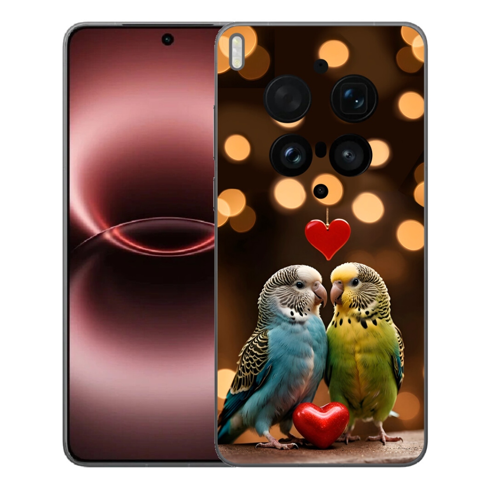 mmCase géltok a Vivo X300 Ultra-hoz – szerelmes papagájok
