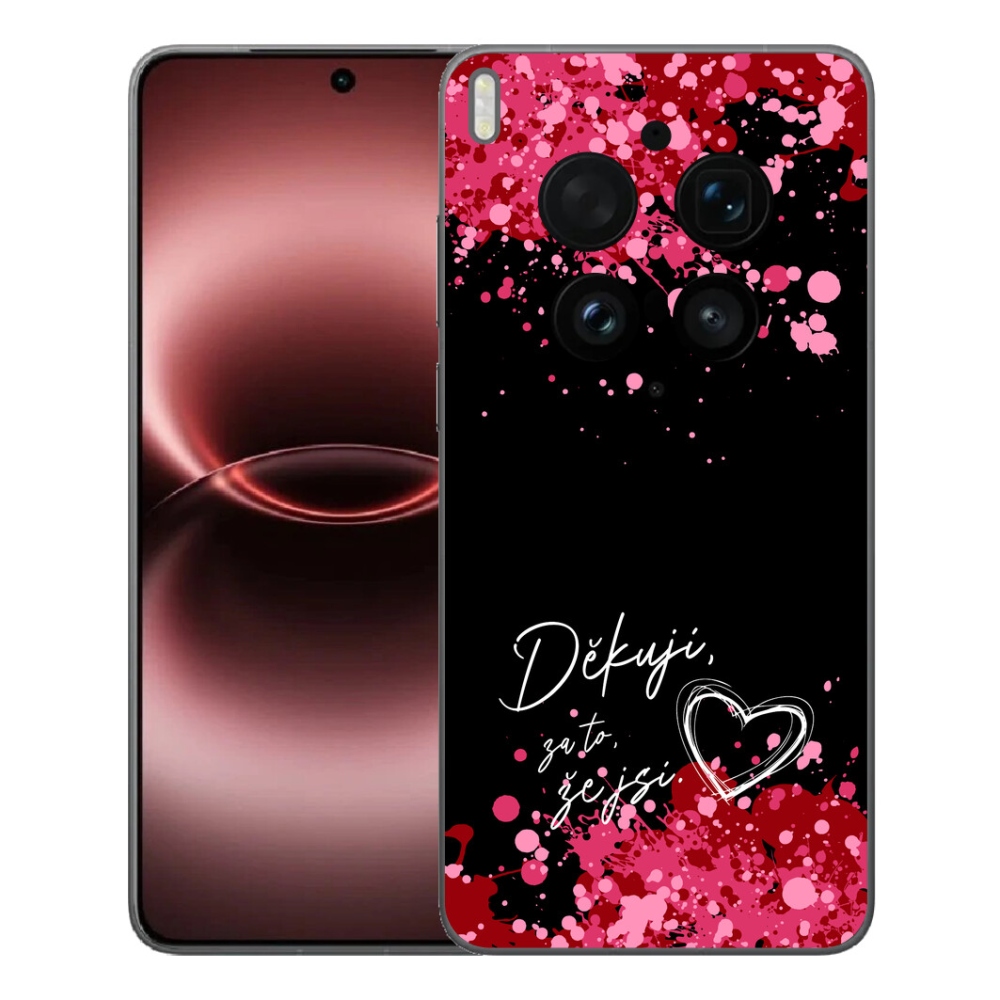 mmCase géltok a Vivo X300 Ultra-hoz – „In Love” felirat, 2, fekete háttér