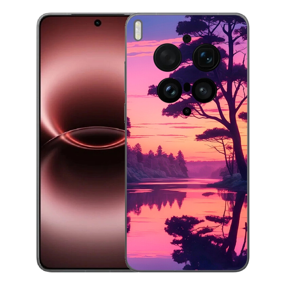 mmCase géltok a Vivo X300 Ultra-hoz – naplemente a tó felett