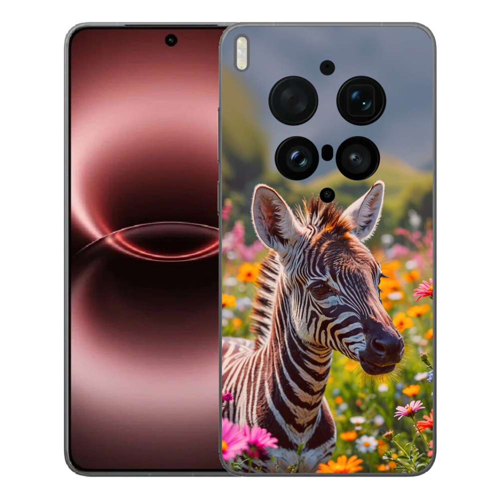 mmCase gélhuzat a Vivo X300 Ultra-hoz – zebra a réten
