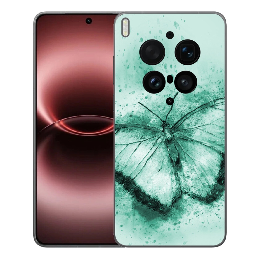 mmCase géltok a Vivo X300 Ultra-hoz – zöld pillangó