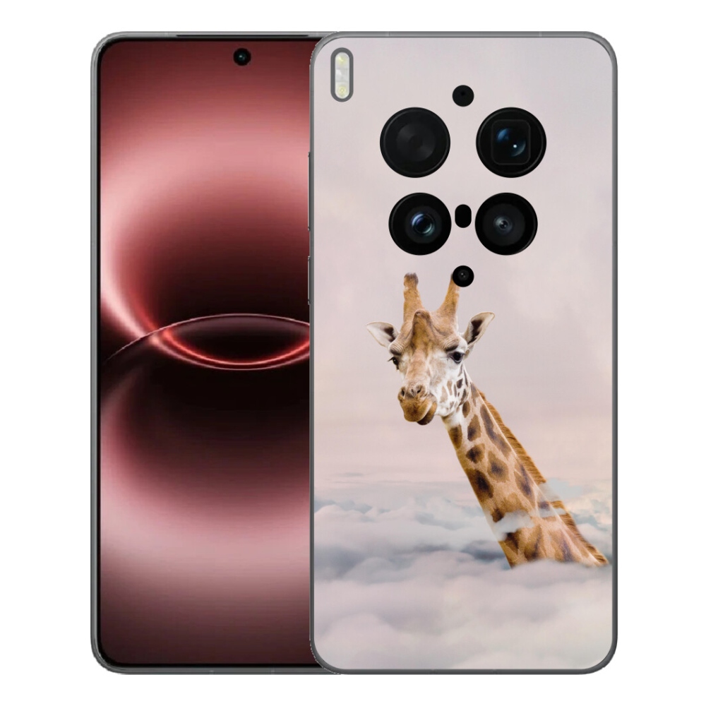 mmCase gél tok a Vivo X300 Ultra-hoz – zsiráf a felhők között