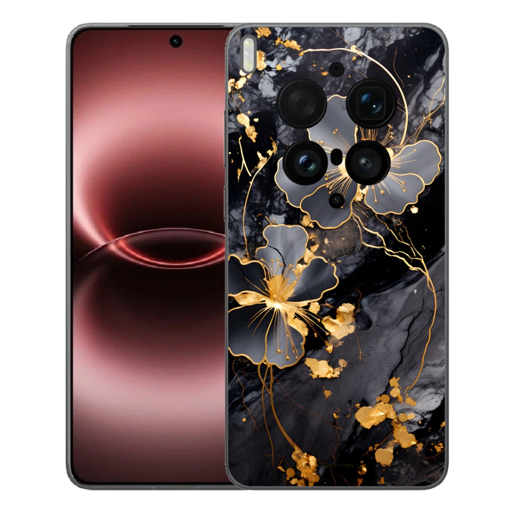 mmCase géltok a Vivo X300 Ultra-hoz – arany virágok