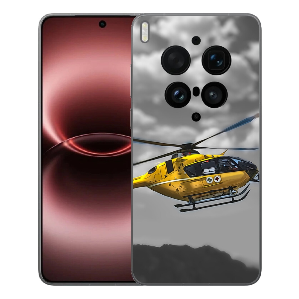 mmCase géltok a Vivo X300 Ultra-hoz – sárga helikopter