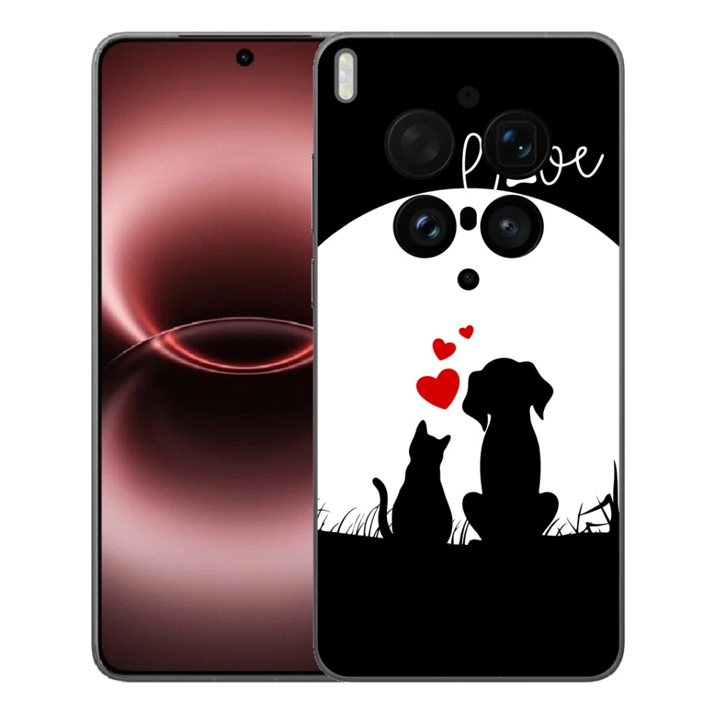 mmCase gélhuzat a Vivo X300 Ultra-hoz – állatszeretet
