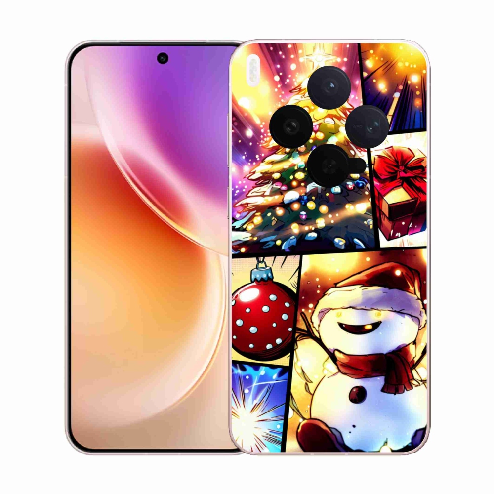 Zselés borító mmCase a Vivo X300-hoz - Karácsonyi motívumok 1