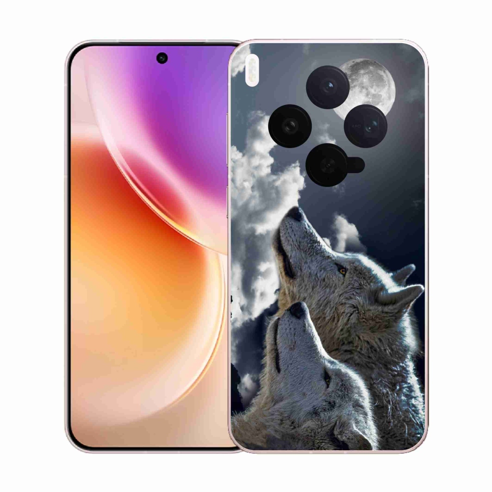 Zselés borítás mmCase a Vivo X300-hoz - farkasok