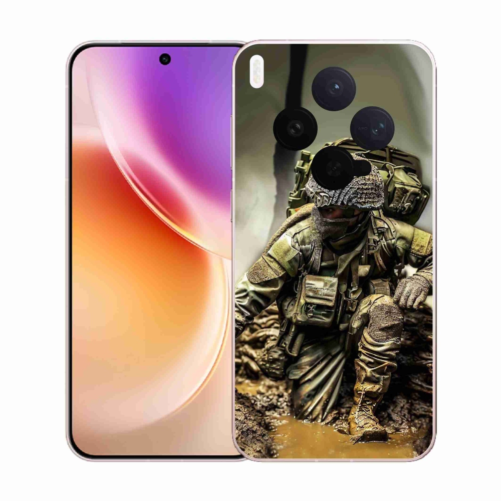 Zselés borítás mmCase a Vivo X300-hoz - katona