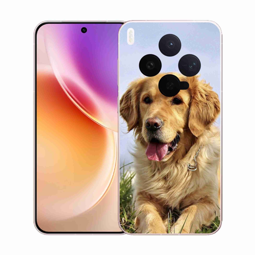 Zselés borítás mmCase a Vivo X300-hoz - arany retriever