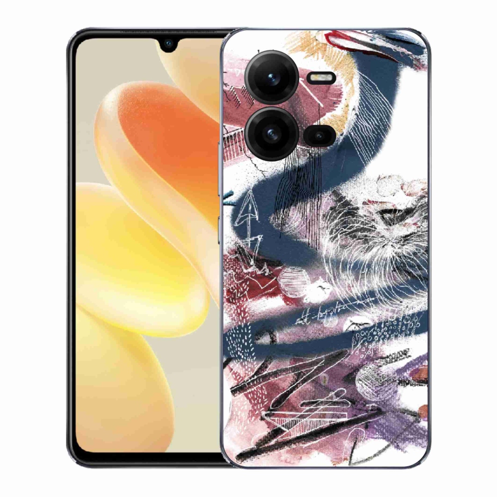 Gél borítás mmCase a Vivo X80 Lite készülékhez - absztrakt motívum 28