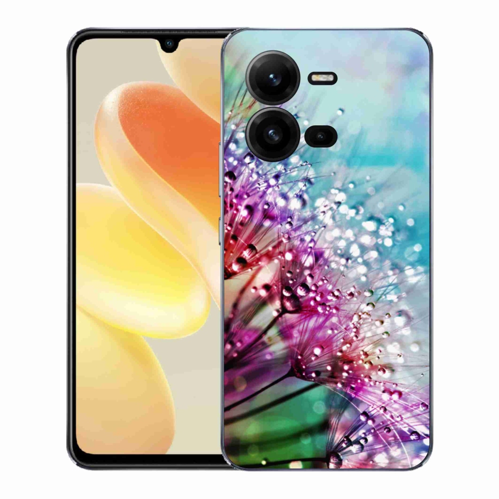 Gél borító mmCase a Vivo X80 Lite készülékhez - színes virágok
