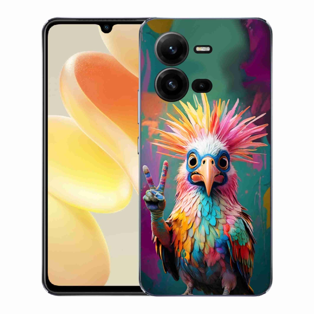 Gél borítás mmCase a Vivo X80 Lite készülékre - színes lázadás