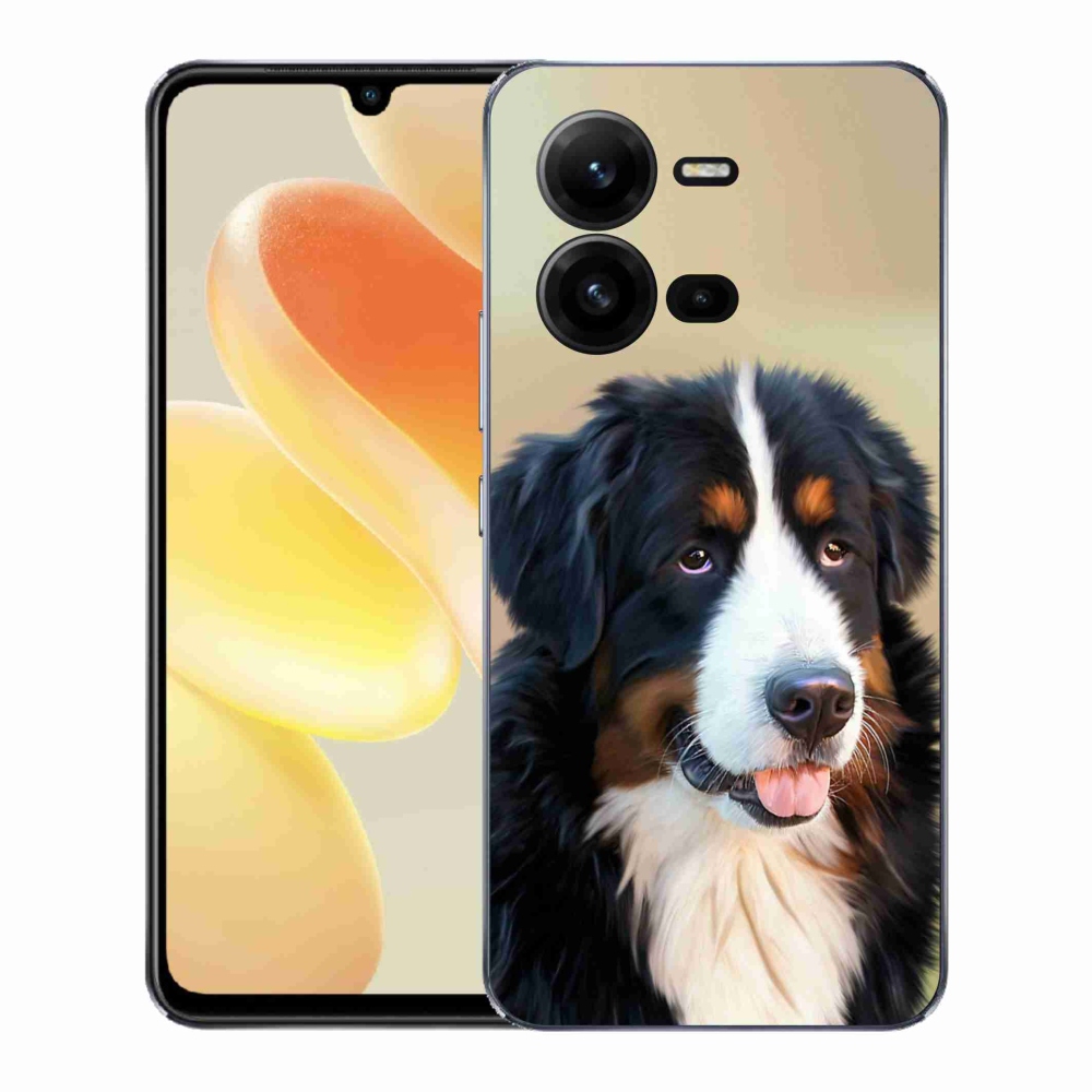 Gél borítás mmCase a Vivo X80 Lite készülékhez - Berni hegyi kutya