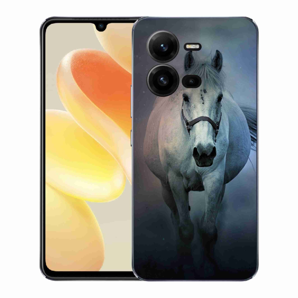 Gél borítás mmCase a Vivo X80 Lite-on - futó fehér ló