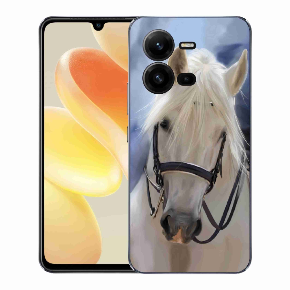 Gél borítás mmCase a Vivo X80 Lite készülékhez - fehér ló