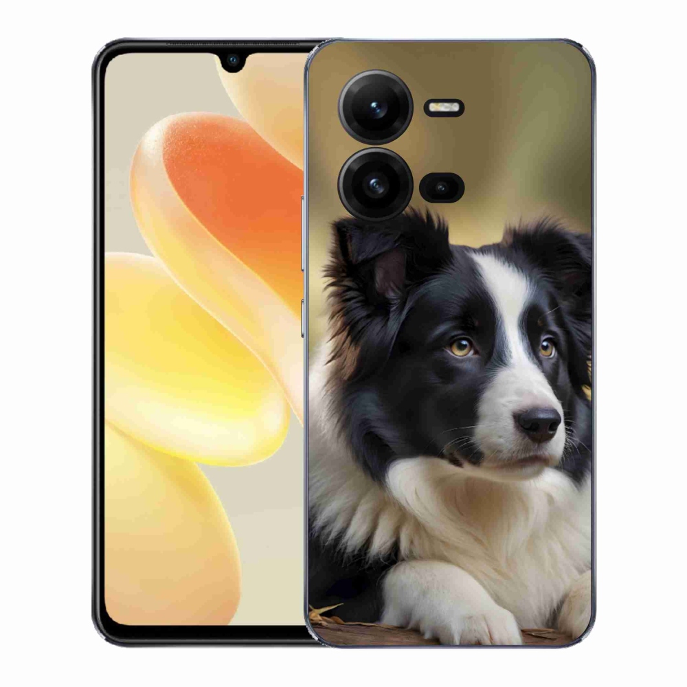 Gél borító mmCase a Vivo X80 Lite készülékhez - border colie 2